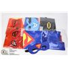 Image 1 : BUNDLE OF KIDS SIZE SUPERHERO MASKS AND CAPES