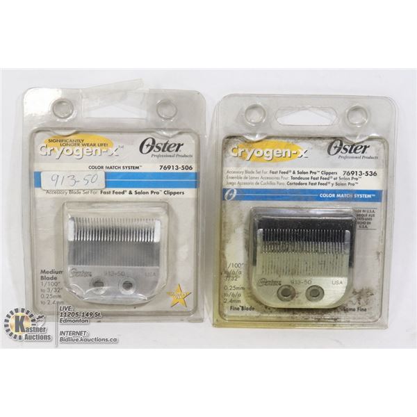 OSTER CRYOGEN-X NEW BLADES