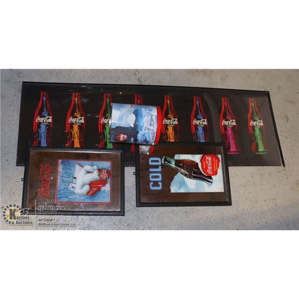 UNCLAIMED BUNDLE OF COCA COLA MEMORABILIA