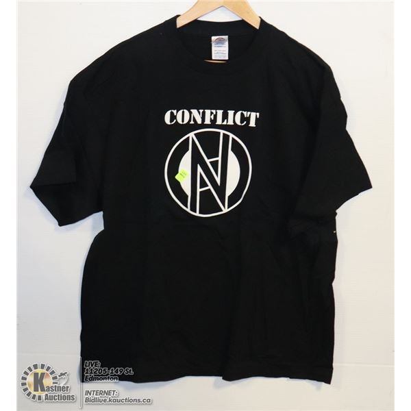 CONFLICT T-SHIRT SIZE LARGE