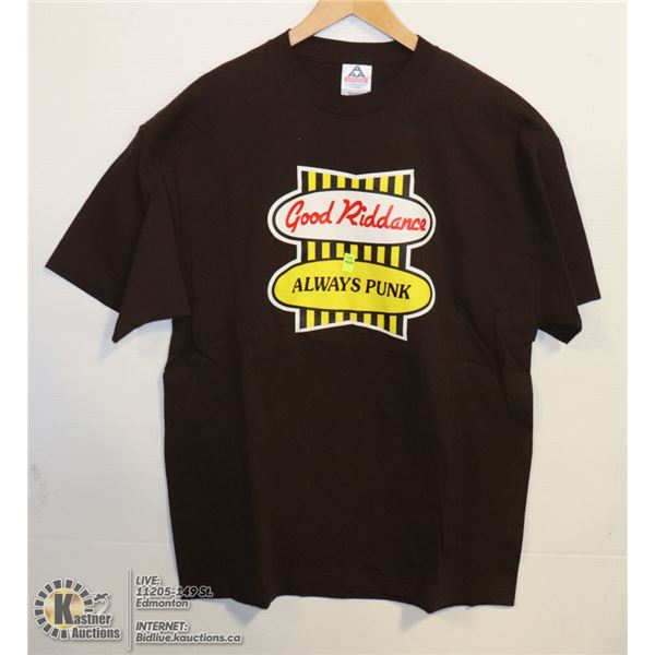 GOOD RIDDANCE ALWAYS PUNK T-SHIRT SIZE X-LARGE