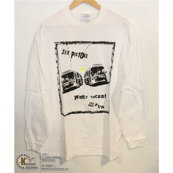 WHITE SEX PISTOLS T-SHIRT SIZE X-LARGE
