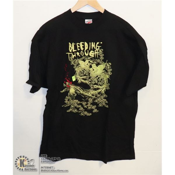 BLEEDING THROUGH T-SHIRT SIZE X-LARGE