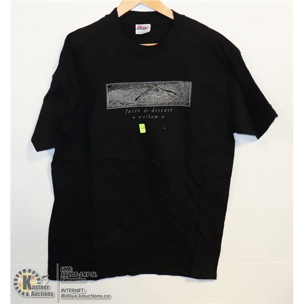FAITH AND DISEASE WALLOW T-SHIRT SIZE LARGE