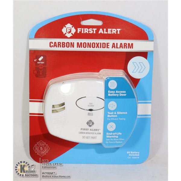 FIRST ALERT CARBON MONOXIDE ALARM