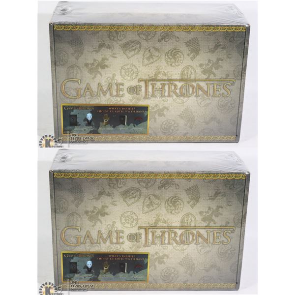 TWO NEW GAME OF THRONES GIFT SETS, INCLUDES VINYL