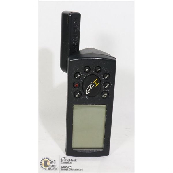 GARMIN GPS 5 (SOLD AS IS, UNTESTED)