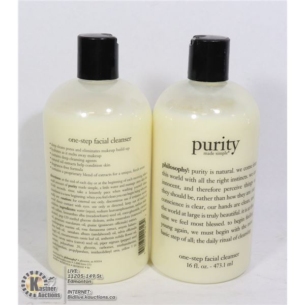 TWO BOTTLES OF PURITY ONE STEP FACIAL CLEANSER