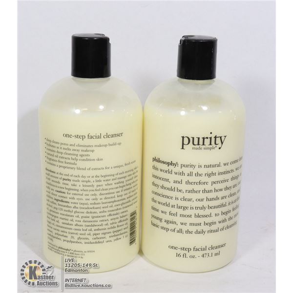 TWO BOTTLES OF PURITY ONE STEP FACIAL CLEANSER