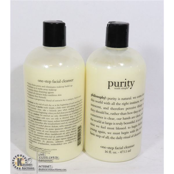 TWO BOTTLES OF PURITY ONE STEP FACIAL CLEANSER