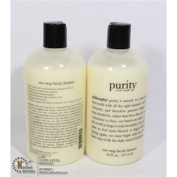 TWO BOTTLES OF PURITY ONE STEP FACIAL CLEANSER