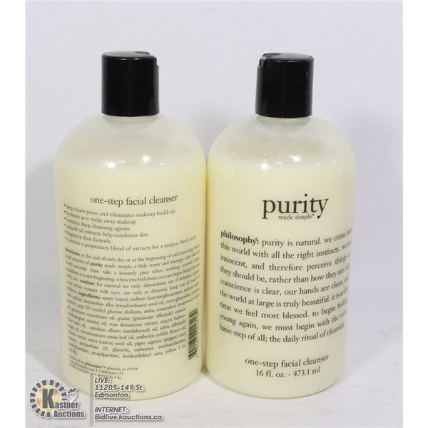 TWO BOTTLES OF PURITY ONE STEP FACIAL CLEANSER