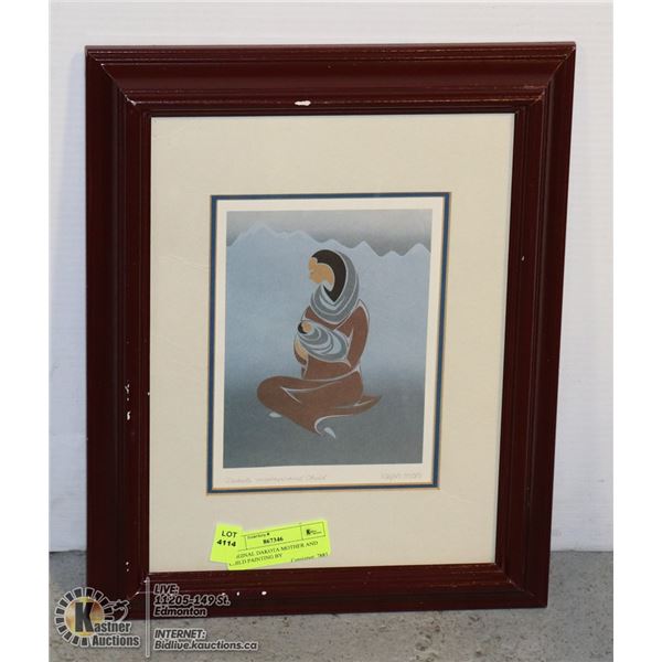 DAKOTA MOTHER AND CHILD PRINT BY