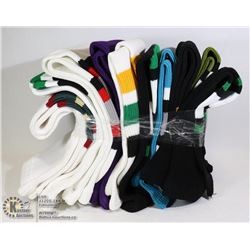 10 PAIRS OF ASSORTED HOCKEY SOCKS ASSORTED SIZES