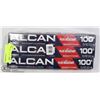 Image 1 : THREE 100' ROLLS OF ALCAN ALUMINUM FOIL