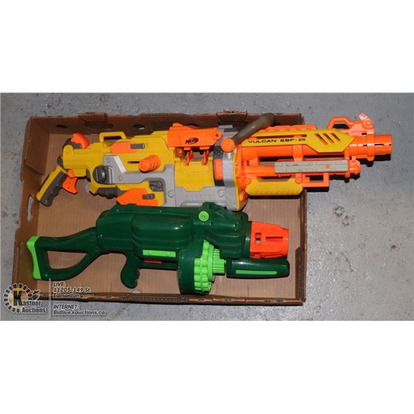 SET OF ONE LARGE NERF GUN AND 1 LARGE
