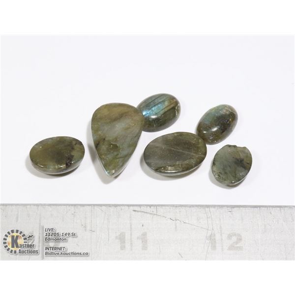 #100-NATURAL LABRADORITE GEMSTONES 70.50ct