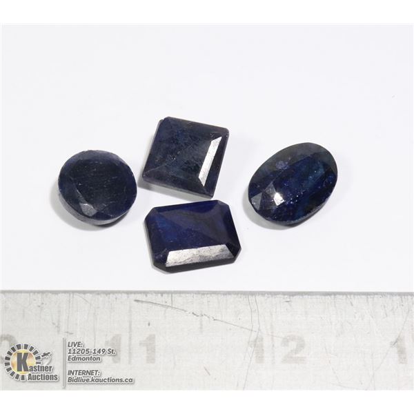 #82-BLUE SAPPHIRE GEMSTONES 76.65ct
