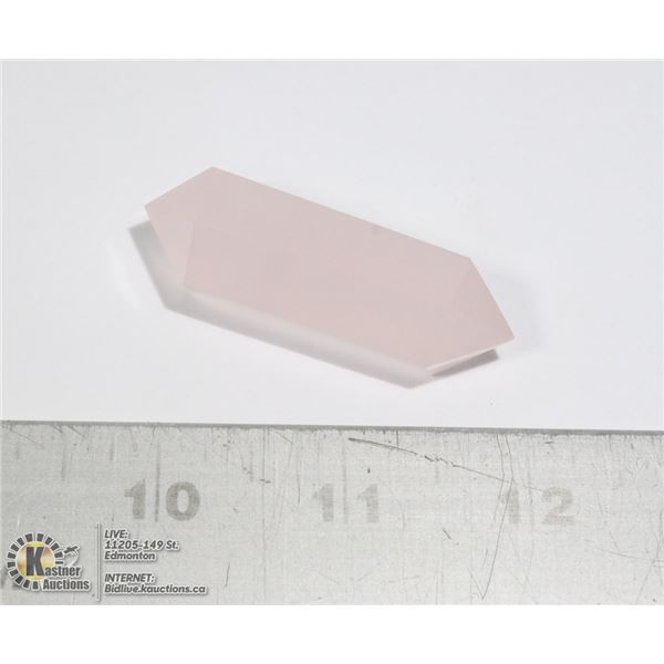 #198-PINK ROSE QUARTZ 30g/ W-19.8mm L-56.2mm