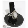 Image 1 : #115-MOONSTONE RING SIZE 9
