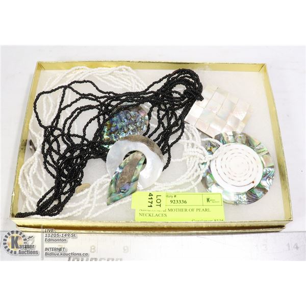 ABALONE & MOTHER OF PEARL NECKLACES