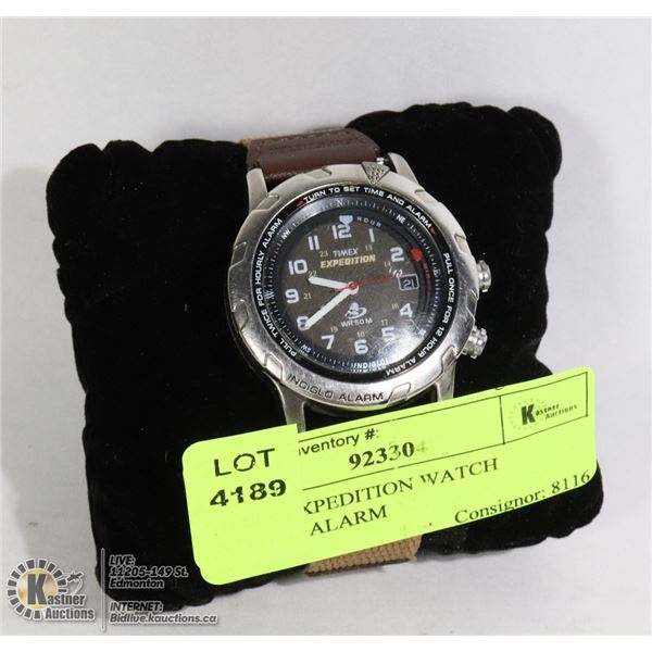 TIMEX EXPEDITION WATCH INDIGLO ALARM