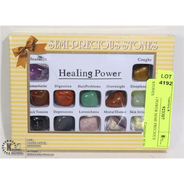 HEALING POWER SEMI PRECIOUS STONES
