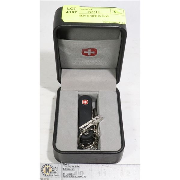 SWISS ARMY KNIFE IN BOX