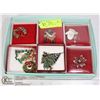 Image 1 : CHRISTMAS BROOCHES ALL TOGETHER