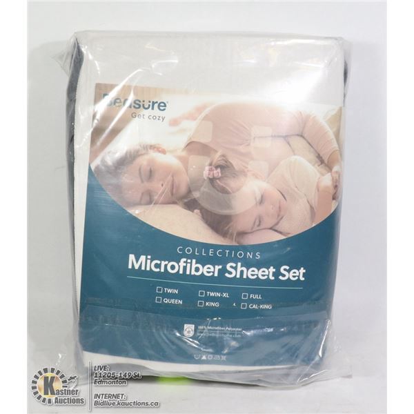 TWIN SIZE MICROFIBER SHEET SET