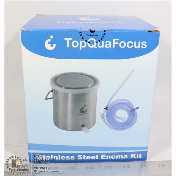 STAINLESS STEEL ENEMA KIT