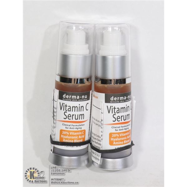 TWO BOTTLES OF VITAMIN C SERUM (ANTI AGING)