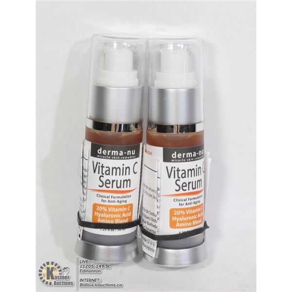 TWO BOTTLES OF VITAMIN C SERUM (ANTI AGING)