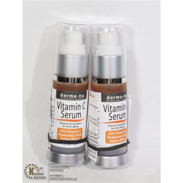 TWO BOTTLES OF VITAMIN C SERUM (ANTI AGING)