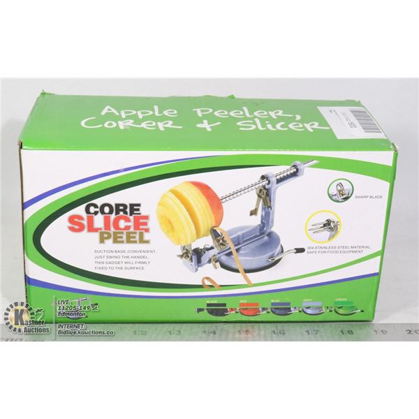 APPLE PEELER, CORER, AND SLICER