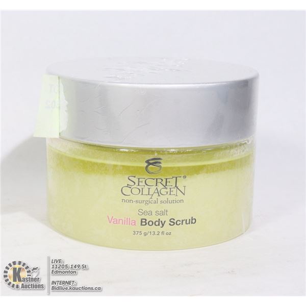 SECRET COLLAGEN SEA SALT VANILLA BODY SCRUB