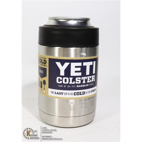 YETI COLSTER INSULATED STAINLESS STEEL NO SWEAT