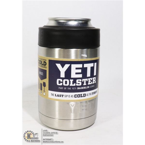YETI COLSTER INSULATED STAINLESS STEEL NO SWEAT