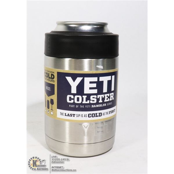 YETI COLSTER INSULATED STAINLESS STEEL NO SWEAT