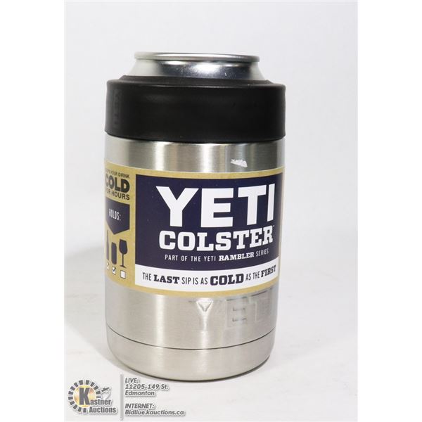 YETI COLSTER INSULATED STAINLESS STEEL NO SWEAT