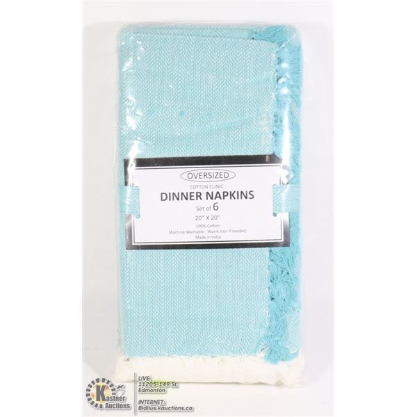 OVERSIZED COTTON SLINIC DINNER NAPKINS