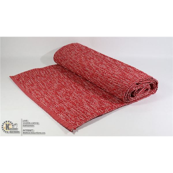 100% COTTON TWEED WOVEN TABLE RUNNER