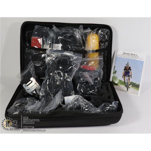 NEEWER 50-IN1 ACTION CAMERA ACCESSORY KIT