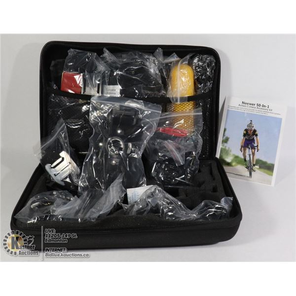 NEEWER 50-IN1 ACTION CAMERA ACCESSORY KIT