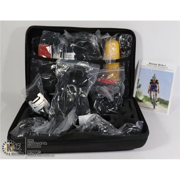 NEEWER 50-IN1 ACTION CAMERA ACCESSORY KIT