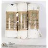 Image 1 : THREE MUSLIN SWADDLE BREATHABLE MULTI-USE BLANKETS