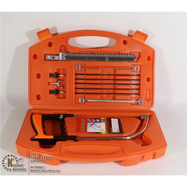 PLATINUM SAW WITH INTERCHANGEABLE BLADES AND FILES