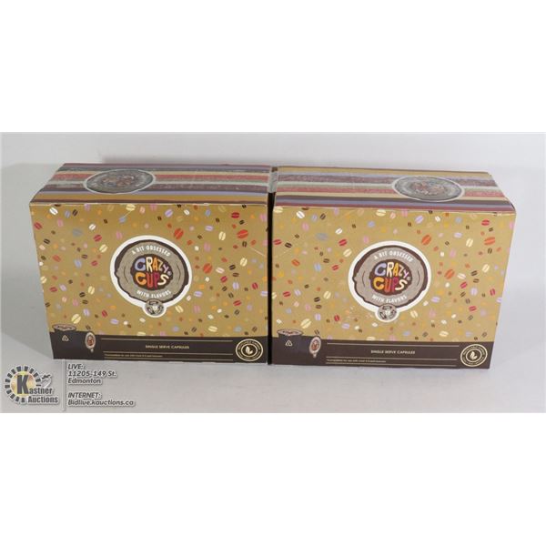 TWO BOXES A BIT OBSESSED WITH FLAVOURS CRAZY CUPS