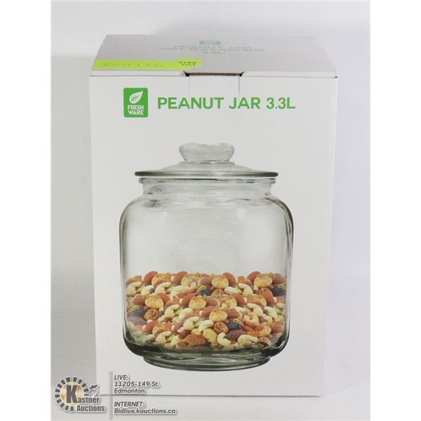 NEW 3.3L PEANUT STORE DISPLAY JAR