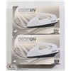 Image 1 : LOT OF 2 WHITE STEAMPLY  PORTABLE STEAMERS